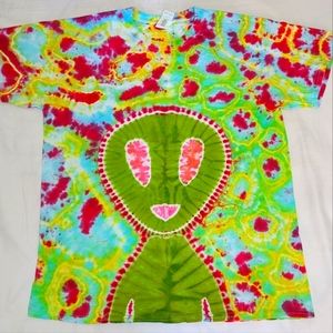 Alien-UFO Tiedye shirt
